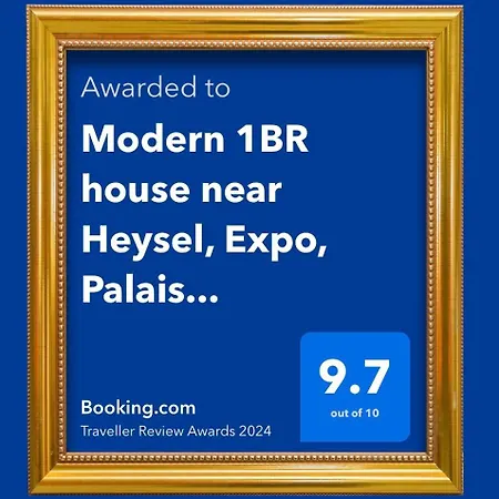 Modern 1br House Near Heysel, Expo, Palais 12, Atomium, Uzvub Et Stade Roi Baudouin Appartement